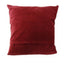 Harris Tweed  Square Cushion - Brown Check/Red Back