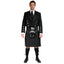 Black Isle Tartan Prince Charlie Jacket Dress Kilt Outfit with 16oz 8 Yard Handmade Kilt