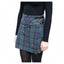 Shetland Wool Ladies Billie Kilt - Isobel - Black Watch Antique
