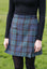Shetland Wool Ladies Kilt - Flora - Black Watch Antique