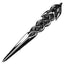 Black Chrome Finish Serpent Kilt Pin