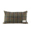 Harris Tweed  Rectangle Cushion - Brown Check/Red Back