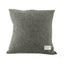 Harris Tweed  Square Cushion - Brown Herringbone/Brown Back