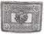 Thistle Celtic Knot Belt Buckle - Antique Finish