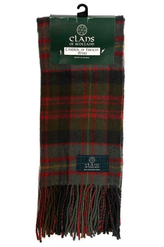 Clan Tartan Scarf - Cameron of Erracht Weathered