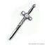 Celtic Sword Kilt Pin Chrome Finish