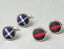 Men's Silk Tartan Cufflinks - Made to Order