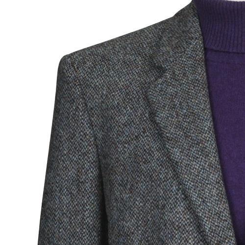 Mens Classic Genuine Scottish Harris Tweed Wool Blazer Jacket - Dalmore