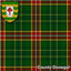 Men's Irish County Crest Tartan Kilt, 5 Yard Mediumweight, Traditionally Hand Stitched
