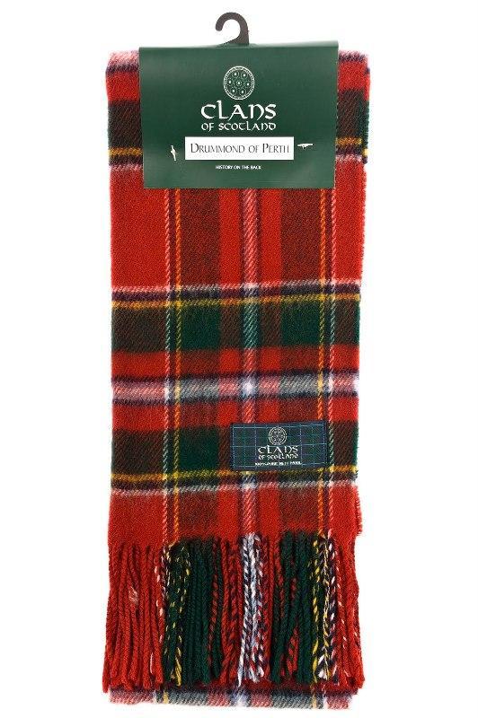 Clan Tartan Scarf - Drummond of Perth Modern