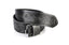 Black Leather Embossed Celtic Thistle Belt