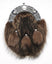 Full Dress Chrome Knot Interlink Sporran - Raccoon Fur
