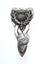 Large Thistle Design Kilt Pin