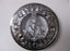 Thistle Plaid Brooch with Masonic Design - Chrome Finish