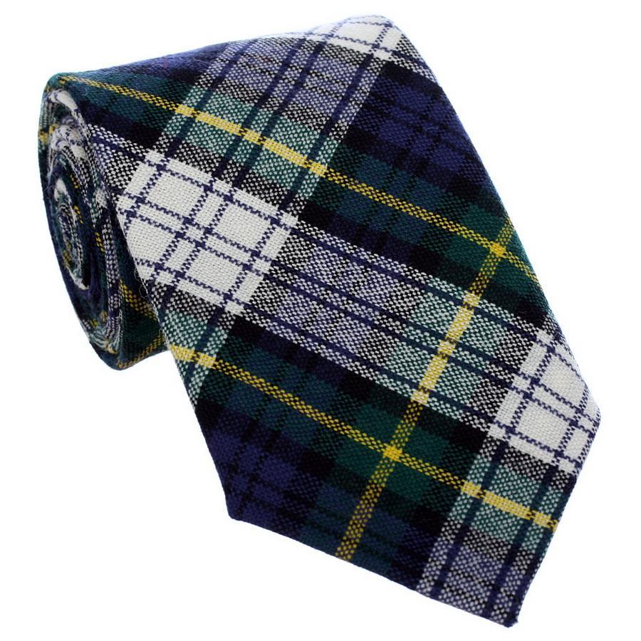 100% Wool Tartan Neck Tie - Gordon Dress Modern