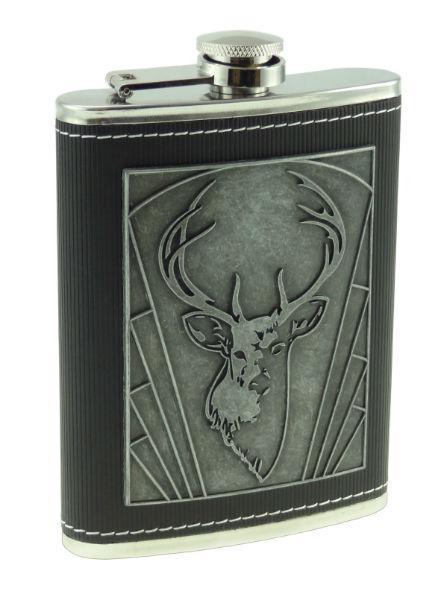 4oz Embossed Highland Cow Hip Flask