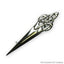 Highland Swirl Kilt Pin- Chrome Finish