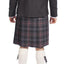Men's 8 Yard Kilt Hebridean 100% Wool 13oz Mediumweight Tartan, Traditionally Hand Stitched