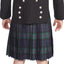 Men's 8 Yard Kilt Nevis 100% Wool Stain Resistant 16oz Heavyweight Tartan, Traditionally Hand Stitched