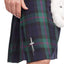Men's 8 Yard Kilt Nevis 100% Wool Stain Resistant 16oz Heavyweight Tartan, Traditionally Hand Stitched