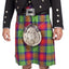 Men's 8 Yard Kilt Old And Rare 100% Wool 13oz Mediumweight Tartan, Traditionally Hand Stitched