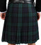 Men's 8 Yard Kilt Regimental 100% Wool 18oz Heavyweight Tartan, Traditionally Hand Stitched