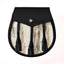 Semi Dress Natural Calfskin Basic Leather Tassel Sporran