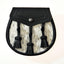 Semi Dress Natural Calfskin Classic Leather Tassel Sporran