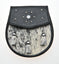 Semi Dress Natural Calfskin Circular Studded Sporran - SF11