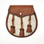 Semi Dress Natural Calfskin Khaki Classic Embossed Sporran