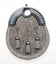 Full Dress Natural Calfkin Chrome Interlace Design Sporran