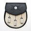 Semi Dress Natural Calfskin Embossed Cross and Stud Sporran
