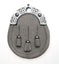 Full Dress Natural Calfskin Chrome Interlink Knot Sporran