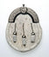 Full Dress Natural Calfskin Antique Lion Interweave Sporran