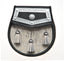 Semi Dress Natural Calfskin Celtic Plate Sporran