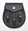 Semi Dress Black Calfskin Celtic Boss Sporran