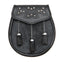 Semi Dress Black Calfskin 14 Stud Sporran
