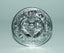 Thistle Plaid Brooch with Thistle Design - Chrome Finish