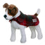 Harris Tweed Dog Coat - Red/Green Check