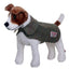 Harris Tweed Dog Coat - Green/Brown Check