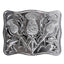Thistle Kilt Plate Buckle with Antique Finish