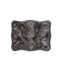 Thistle Kilt Plate Buckle with Black Chrome Finish