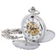Quartz Full Hunter Pocket Watch - Lion Rampant