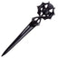 Black Chrome Thistle Kilt Pin