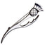 Thistle and Leaf Kilt Pin
