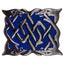 Serpent Kilt Buckle In Antique Finish With Blue Enamel