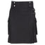 Ladies Black Utility Kilt