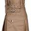 Ladies Khaki Utility Kilt