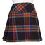 Ladies Acryllic Wool Billie Kilt - Black Stewart