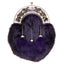 Full Dress Chrome Celtic Swirl - Purple Rabbit Fur